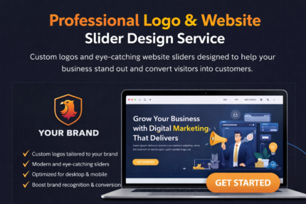 Professional Logo & Website Slider Design Service